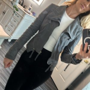 Lulus jacket. Only worn once. XS gray